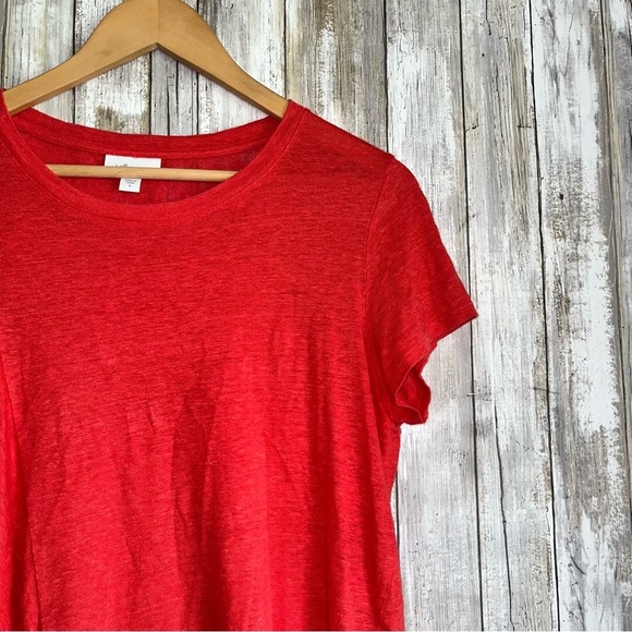 J. Jill Linen Red Blouse - Picture 3 of 4